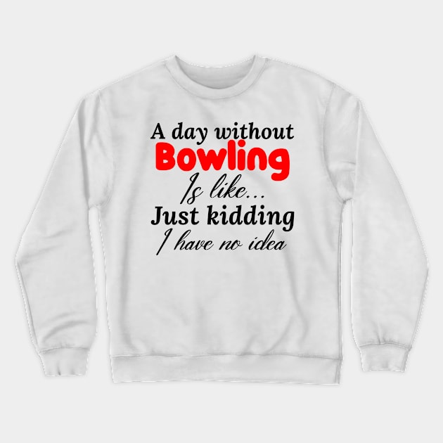 bowling Crewneck Sweatshirt by Design stars 5